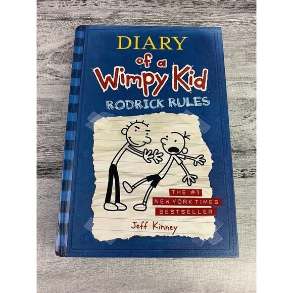 Diary Of A Wimpy Kid: Rodrick Rules Hardcover By Jeff Kinney - Picture 1 of 6